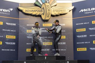 #812 McLaren Artura Trophy Evo of Michael Steeves and Keegan Massey, RAFA Racing Team, McLaren Trophy, Am, SRO America, Indianapolis 8 Hour, Indianapolis Motor Speedway, Speedway, IN, Oct 7 - 11, 2026
 | Andrew Miterko Photography LLC &copy;2026