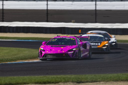 #43 McLaren Artura Trophy Evo of Alexandra Hainer and Jesse Lazare, Motorsport In Action, McLaren Trophy, Pro-Am, SRO America, Indianapolis 8 Hour, Indianapolis Motor Speedway, Speedway, IN, Oct 7 - 11, 2026
 | Fabian Lagunas | www.lagunasphotography.com | 2026
