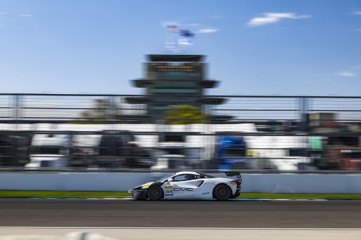 #44 McLaren Artura Trophy Evo of Ned MacPherson and Tom Dyer, ANSA Motorsports, McLaren Trophy, Pro-Am, SRO America, Indianapolis 8 Hour, Indianapolis Motor Speedway, Speedway, IN, Oct 7 - 11, 2026
 | Fabian Lagunas | www.lagunasphotography.com | 2026