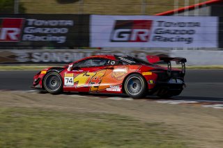 #74 McLaren Artura Trophy Evo of James Li and Sam Neser, RWE Motorsport, McLaren Trophy, Pro, SRO America, Sonoma Raceway, Sonoma, CA, Mar 27 - 29, 2026
 | Fabian Lagunas | www.lagunasphotography.com | 2026