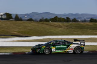 #8 McLaren Artura Trophy Evo of Kaia Teo and Paul Holton, Forte Racing, McLaren Trophy, Pro, SRO America, Sonoma Raceway, Sonoma, CA, Mar 27 - 29, 2026
 | Fabian Lagunas | www.lagunasphotography.com | 2026
