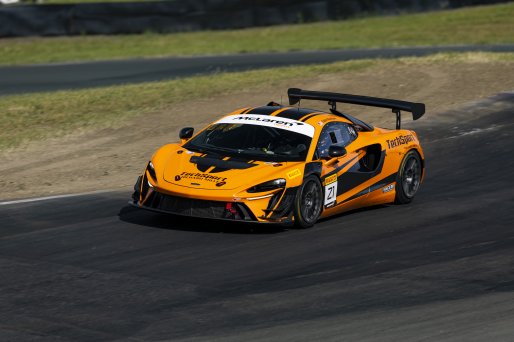 #21 McLaren Artura Trophy Evo of Colin Harrison, TechSport Racing, McLaren Trophy, TBC, SRO America, Sonoma Raceway, Sonoma, CA, Mar 27 - 29, 2026
 | Fabian Lagunas&copy;2026