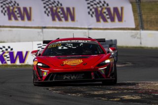 #74 McLaren Artura Trophy Evo of James Li and Sam Neser, RWE Motorsport, McLaren Trophy, Pro, SRO America, Sonoma Raceway, Sonoma, CA, Mar 27 - 29, 2026
 | Fabian Lagunas&copy;2026