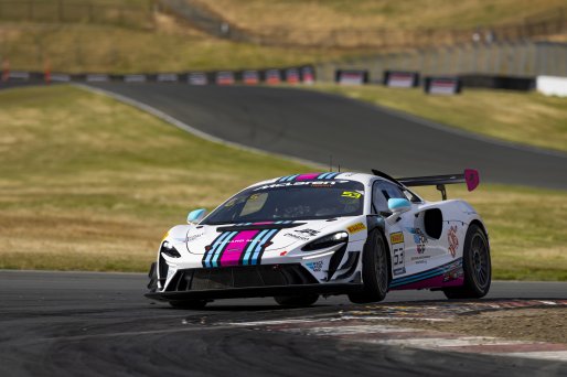 #53 McLaren Artura Trophy Evo of Neil Langberg and Kevin Madsen, Relapsing Polychondritis Motorsports/Forte Racing, McLaren Trophy, Pro-Am, SRO America, Sonoma Raceway, Sonoma, CA, Mar 27 - 29, 2026
 | Fabian Lagunas&copy;2026