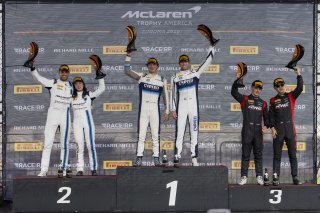 #24 McLaren Artura Trophy Evo of Tanner Harvey and Patrick Liddy, Forte Racing, McLaren Trophy, Pro, SRO America, Sonoma Raceway, Sonoma, CA, Mar 27 - 29, 2026, #8 McLaren Artura Trophy Evo of Kaia Teo and Paul Holton, #74 McLaren Artura Trophy Evo of Jam | Fabian Lagunas&copy;2026