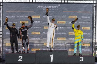 #100 McLaren Artura Trophy Evo of Cooper Broll, Forte Racing, McLaren Trophy, Am, SRO America, Sonoma Raceway, Sonoma, CA, Mar 27 - 29, 2026, #5 McLaren Artura Trophy Evo of Deniz Teoman and Jeff Cook, GMG Racing, #49 McLaren Artura Trophy Evo of Stephen  | Fabian Lagunas&copy;2026