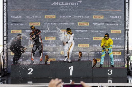 #100 McLaren Artura Trophy Evo of Cooper Broll, Forte Racing, McLaren Trophy, Am, SRO America, Sonoma Raceway, Sonoma, CA, Mar 27 - 29, 2026, #5 McLaren Artura Trophy Evo of Deniz Teoman and Jeff Cook, GMG Racing, #49 McLaren Artura Trophy Evo of Stephen  | Fabian Lagunas&copy;2026