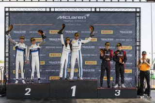 #8 McLaren Artura Trophy Evo of Kaia Teo and Paul Holton, Forte Racing, McLaren Trophy, Pro, SRO America, Sonoma Raceway, Sonoma, CA, Mar 27 - 29, 2026, #24 McLaren Artura Trophy Evo of Tanner Harvey and Patrick Liddy, #74 McLaren Artura Trophy Evo of Jam | Fabian Lagunas&copy;2026