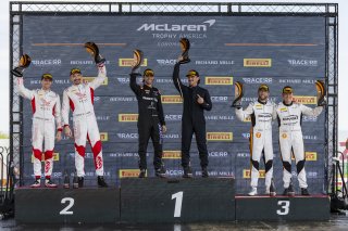 #11 McLaren Artura Trophy Evo of Spencer Schmidt and Tommy Pintos, RWE Motorsport, McLaren Trophy, Pro-Am, SRO America, Sonoma Raceway, Sonoma, CA, Mar 27 - 29, 2026, #22 McLaren Artura Trophy Evo of Ryan James and Oliver Webb, Greystone GT, #7 McLaren Ar | Fabian Lagunas&copy;2026