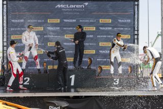 #11 McLaren Artura Trophy Evo of Spencer Schmidt and Tommy Pintos, RWE Motorsport, McLaren Trophy, Pro-Am, SRO America, Sonoma Raceway, Sonoma, CA, Mar 27 - 29, 2026, #22 McLaren Artura Trophy Evo of Ryan James and Oliver Webb, Greystone GT, #7 McLaren Ar | Fabian Lagunas&copy;2026