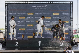 #100 McLaren Artura Trophy Evo of Cooper Broll, Forte Racing, McLaren Trophy, Am, SRO America, Sonoma Raceway, Sonoma, CA, Mar 27 - 29, 2026, #15 McLaren Artura Trophy Evo of Fabio Grecco, OMS, #5 McLaren Artura Trophy Evo of Deniz Teoman and Jeff Cook, G | Fabian Lagunas&copy;2026