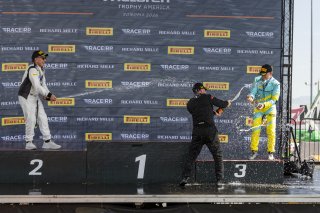 #5 McLaren Artura Trophy Evo of Deniz Teoman and Jeff Cook, GMG Racing, McLaren Trophy, Am, SRO America, Sonoma Raceway, Sonoma, CA, Mar 27 - 29, 2026, #29 McLaren Artura Trophy Evo of Philip Ploskas and Johnny O'Connell, Flying Lizard Motorsports, #3 McL | Fabian Lagunas&copy;2026